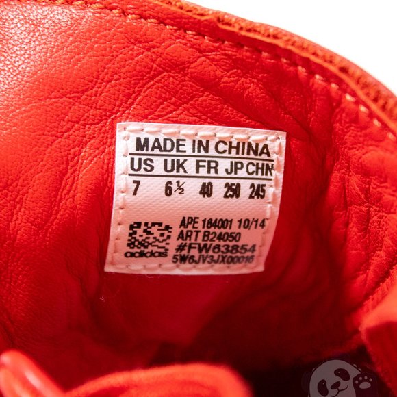 Adidas Stan Smith Raf Simons Sneakers Cherry Red Lace Shoes Sports Mens 7 B24050 - Picture 6 of 6